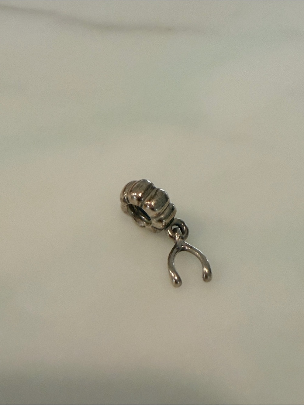 Pandora Silver Wishbone Dangle Charm